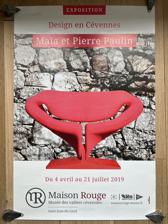 Image 1 of Pierre Paulin Design Groovy Tongue Expo Poster Artifort