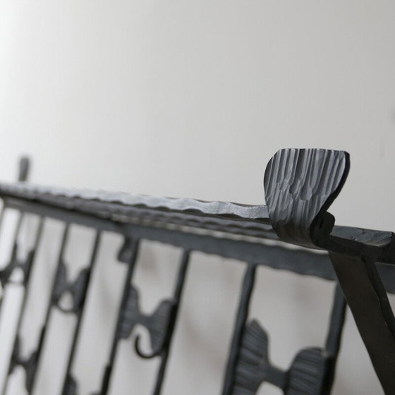 Image 1 of Appendiabiti e mensola in ferro d'epoca, Belgio 1970