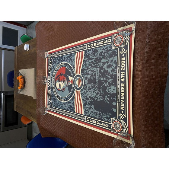 Image 1 of Manifesto d'epoca del presidente Barack Obama di Shepard Fairey, 2008