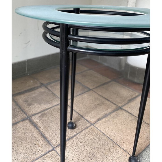 Image 1 of Vintage pedestal table on wheels by Pascal Mourgue for Artelano
