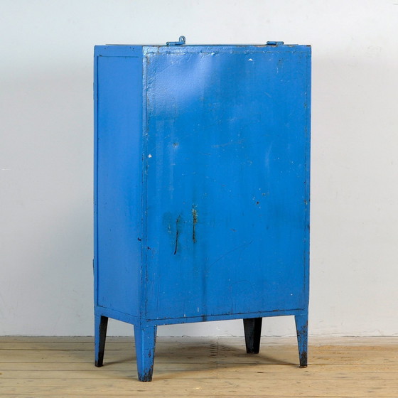 Image 1 of Industrial Iron Cabinet, 1960S