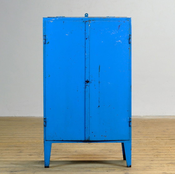 Image 1 of Industrial Iron Cabinet, 1960S