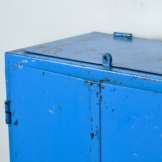 Image 1 of Industrial Iron Cabinet, 1960S