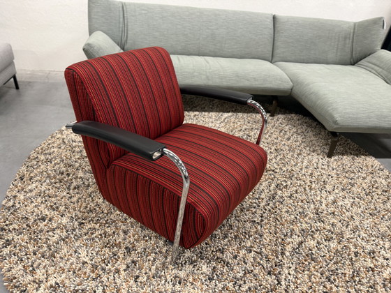 Image 1 of Sillón Leolux Scylla Belluno Tejido Rojo 