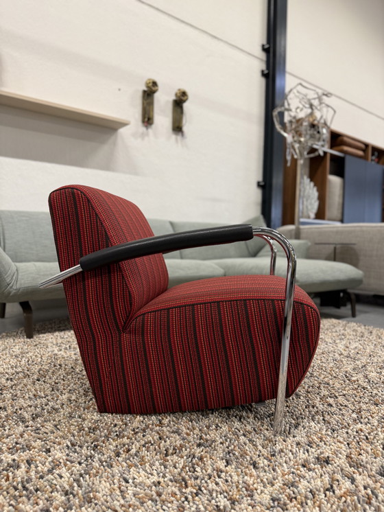 Image 1 of Sillón Leolux Scylla Belluno Tejido Rojo 