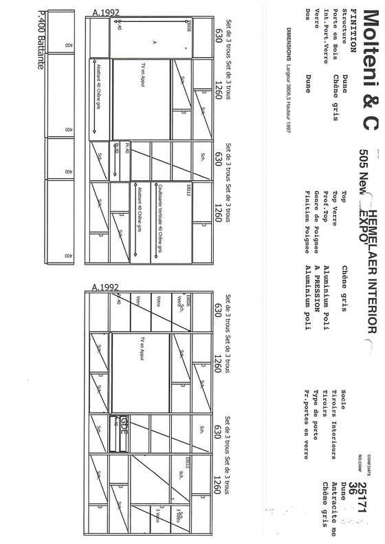 Image 1 of Molteni Up 505 Cabinet Wall