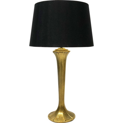 Vintage brass table lamp, 1970s
