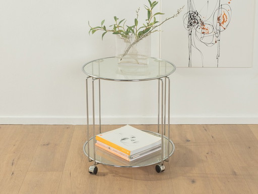 1980S Glass Side Table