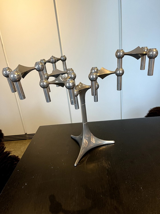 Image 1 of Fritz Nagel candle stands with candles