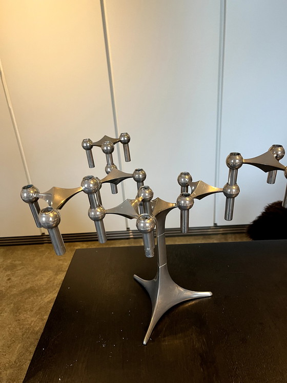 Image 1 of Fritz Nagel candle stands with candles