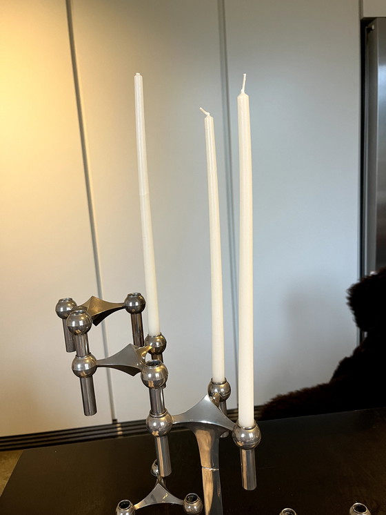 Image 1 of Fritz Nagel candle stands with candles