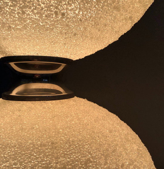 Image 1 of Double Light Sugarball Floor Lamp By John En Sylvia Reid For Rotaflex