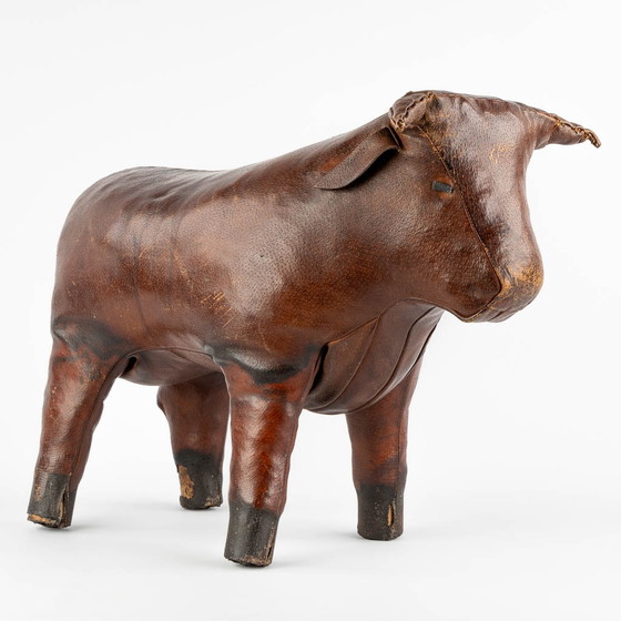 Image 1 of Footstool Bull By Dimitri Omersa For Liberty