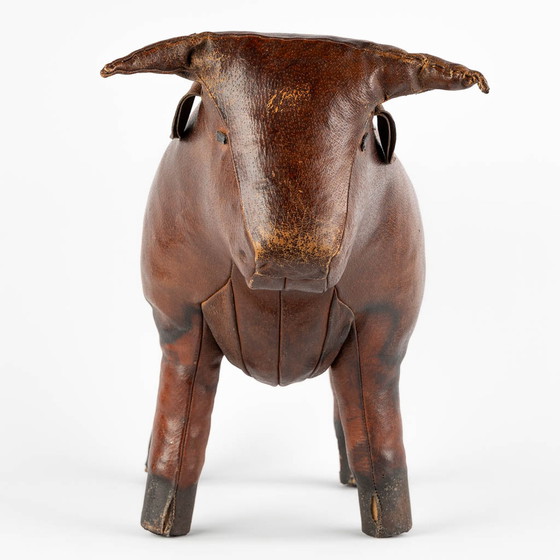 Image 1 of Footstool Bull By Dimitri Omersa For Liberty