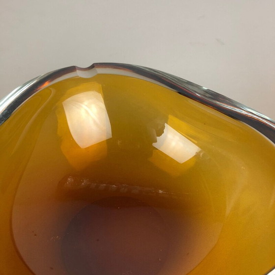 Image 1 of Pair of vintage New Old Stock Murano Ashtray Elements Antonio da Ros for Cenedese 1960s