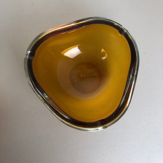 Image 1 of Pair of vintage New Old Stock Murano Ashtray Elements Antonio da Ros for Cenedese 1960s