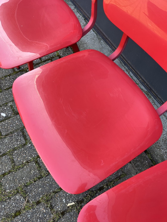 Image 1 of 4x Chaises de salle à manger Friso Kramer revolt