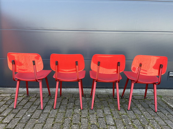 Image 1 of 4x Chaises de salle à manger Friso Kramer revolt