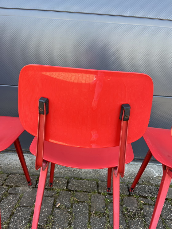 Image 1 of 4x Chaises de salle à manger Friso Kramer revolt