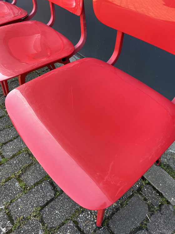 Image 1 of 4x Friso Kramer revolt dining chairs