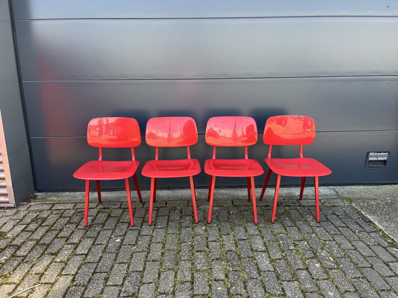 Image 1 of 4x Chaises de salle à manger Friso Kramer revolt