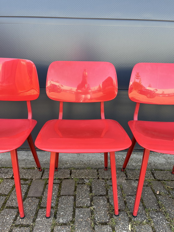 Image 1 of 4x Chaises de salle à manger Friso Kramer revolt