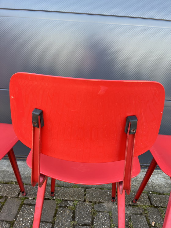 Image 1 of 4x Chaises de salle à manger Friso Kramer revolt