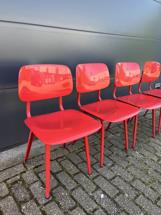 Image 1 of 4x Friso Kramer revolt dining chairs