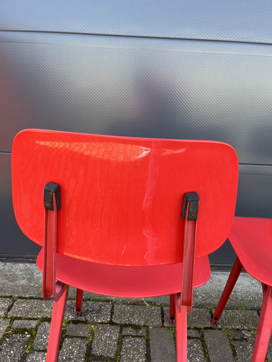 Image 1 of 4x Friso Kramer revolt dining chairs