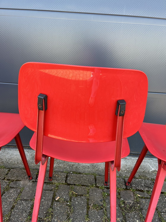 Image 1 of 4x Chaises de salle à manger Friso Kramer revolt