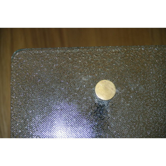 Image 1 of Vintage aluminum coffee table by Jarden, France 1950