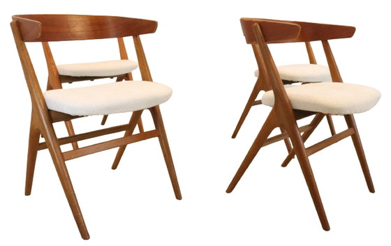 Image 1 of 4x chaises Sibast 'Hallundbaek' vintage