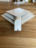 2x Lampada da parete Lumiance Minimalist Place Holland anni '80
