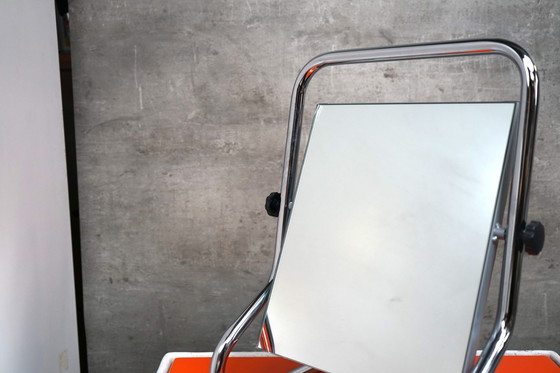 Image 1 of Miroir vintage en chrome de Table Mirrow Boden Spiegel & Co, années 1970
