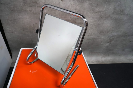 Image 1 of Miroir vintage en chrome de Table Mirrow Boden Spiegel & Co, années 1970