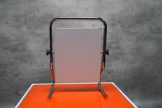 Image 1 of Miroir vintage en chrome de Table Mirrow Boden Spiegel & Co, années 1970
