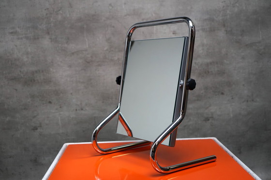 Image 1 of Specchio cromato vintage di Table Mirrow Boden Spiegel &amp; Co, anni '70