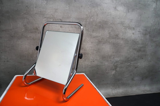 Image 1 of Miroir vintage en chrome de Table Mirrow Boden Spiegel & Co, années 1970