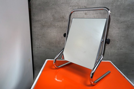 Image 1 of Miroir vintage en chrome de Table Mirrow Boden Spiegel & Co, années 1970