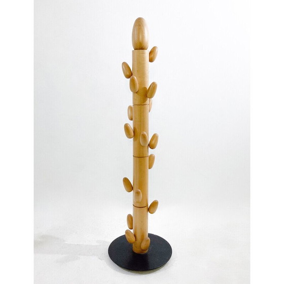 Image 1 of Vintage solid wood coat rack