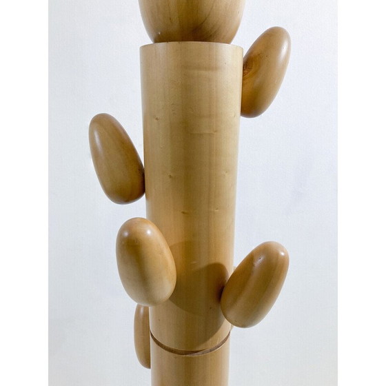 Image 1 of Vintage solid wood coat rack