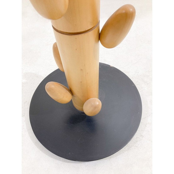 Image 1 of Vintage solid wood coat rack