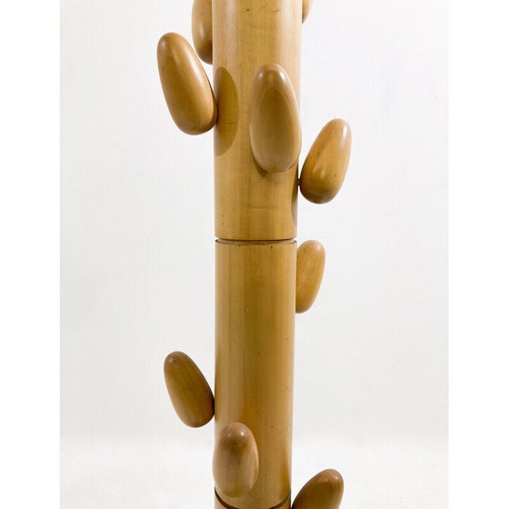 Image 1 of Vintage solid wood coat rack