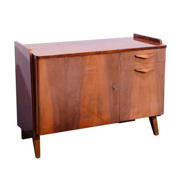 Image 1 of Vintage TV cabinet in walnut veneer and plywood by František Jirák for Tatra Nábytok, Czechoslovakia 1960