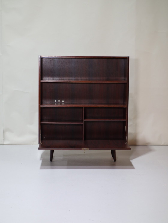Image 1 of Bookcase With Flap Vintage Danish Rosewood