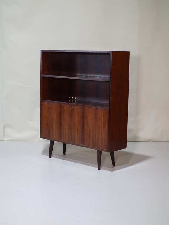Image 1 of Bookcase With Flap Vintage Danish Rosewood