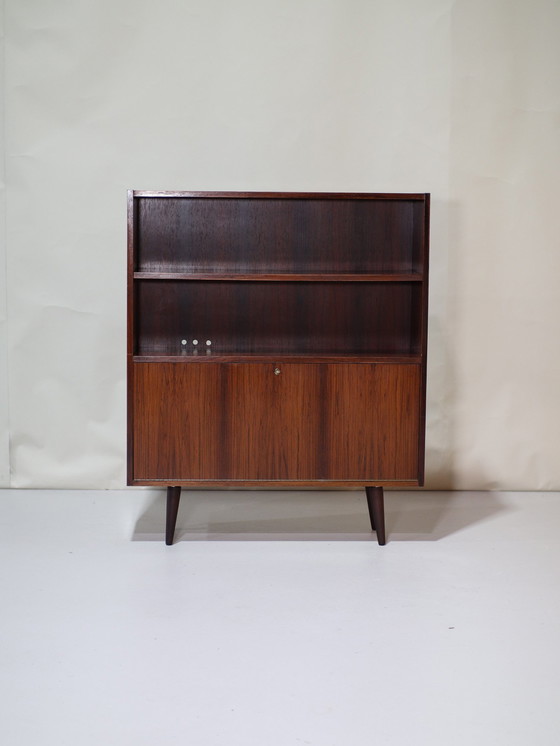 Image 1 of Bookcase With Flap Vintage Danish Rosewood