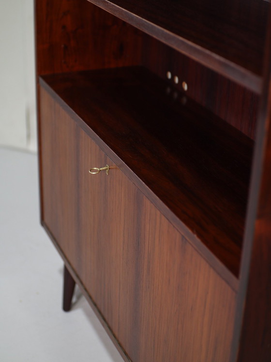 Image 1 of Bookcase With Flap Vintage Danish Rosewood