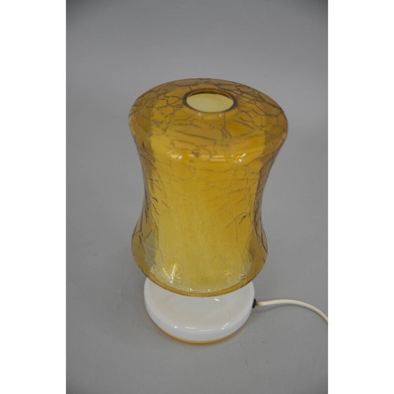 Image 1 of Mid-century all glass table lamp, Czechoslovakia 1970s