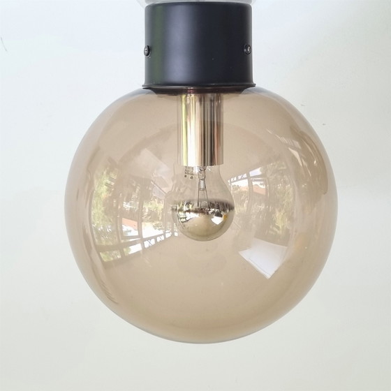 Image 1 of 2x Ceiling lamps Glashutte Limburg Design 1970s